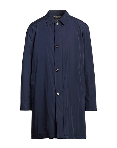 KIRED Full-length jacket Navy blue 67% Polyester, 28% Viscose, 5% Elastane