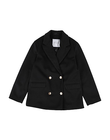 GAëLLE Paris Coat Black 92% Polyester, 8% Viscose