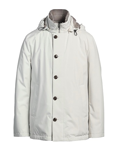 MONTECORE Shell jacket Beige 79% Polyester, 21% Polyurethane