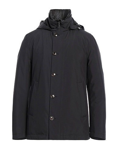 MONTECORE Shell jacket Black 79% Polyester, 21% Polyurethane