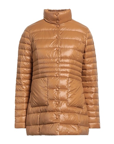 EMMA & GAIA RED Shell jacket Camel 100% Polyamide