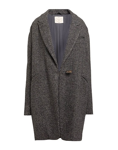 EMMA & GAIA Coat Black 50% Wool, 50% Polyester