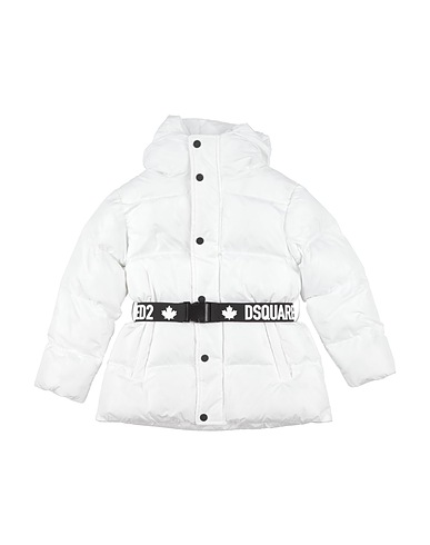DSQUARED2 Shell jacket White 100% Polyamide, Polyester, Cotton, Elastane
