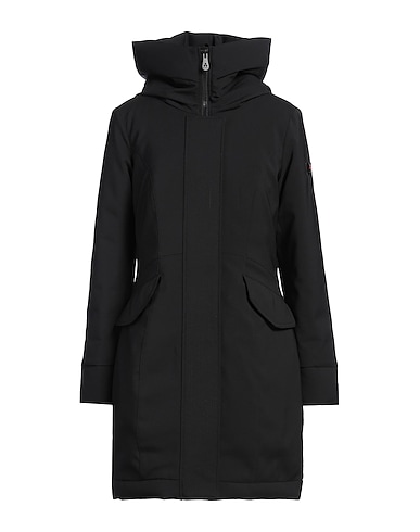 PEUTEREY Coat Black 91% Polyester, 9% Elastane