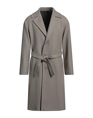 HEVÒ Coat Taupe 80% Virgin Wool, 20% Polyamide