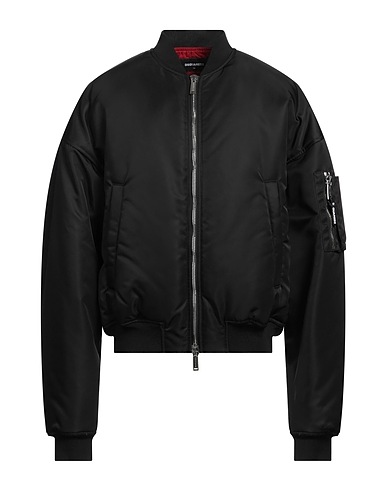 DSQUARED2 Bomber Black 100% Polyamide, Polyurethane