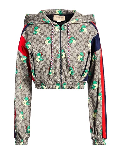 GUCCI Jacket Khaki 55% Polyester, 45% Cotton, Polyamide