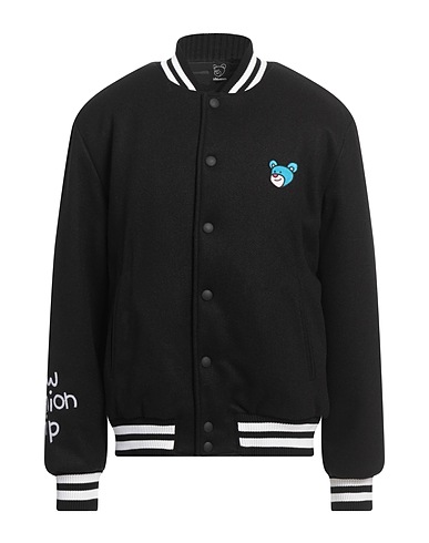 INBETWEENERS Jacket Black 57% Polyester, 39% Acrylic, 4% Wool