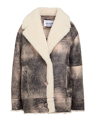 STAND STUDIO Teddy Coat Piombo 100% Poliestere