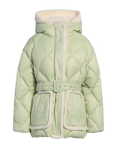VICOLO Shell  jacket Light green 100% Nylon, Polyester