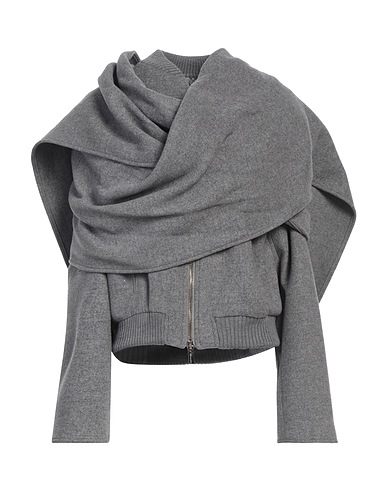 BLUMARINE Bomber Grey 40% Wool, 30% Polyamide, 30% Viscose