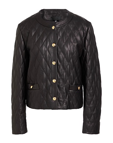 NILI LOTAN Jacket Black 100% Lambskin