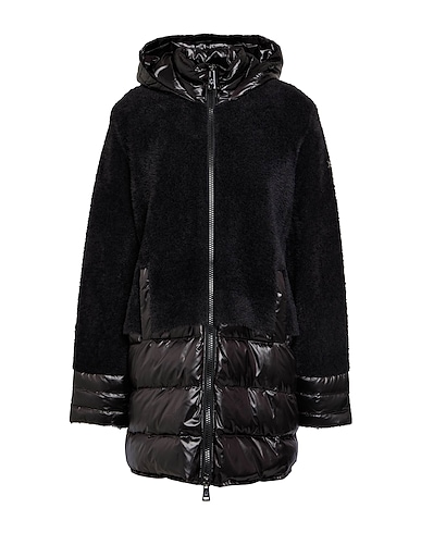 NO SECRETS Shell jacket NERO 100% Polyamide, Polyester