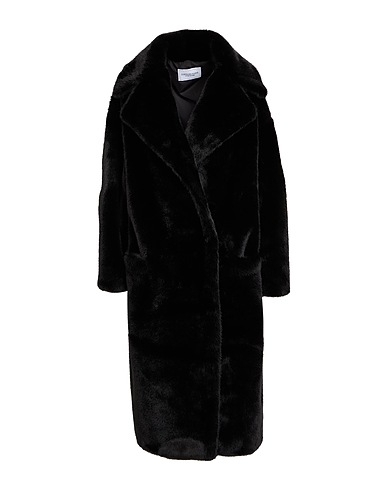 FORTE DEI MARMI COUTURE Teddy Coat Nero 100% Poliestere