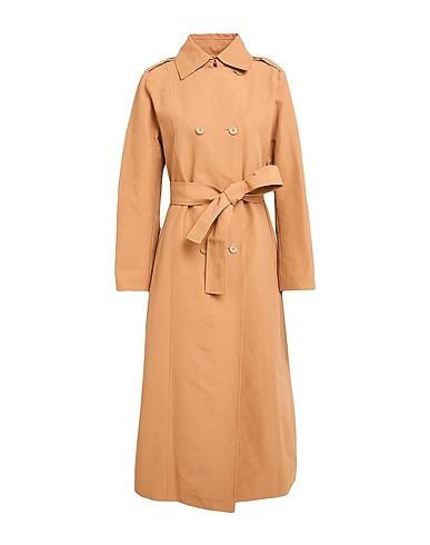 MAX&Co. Double breasted pea coat MILONG1 Camel 65% Cotton, 35% Polyamide