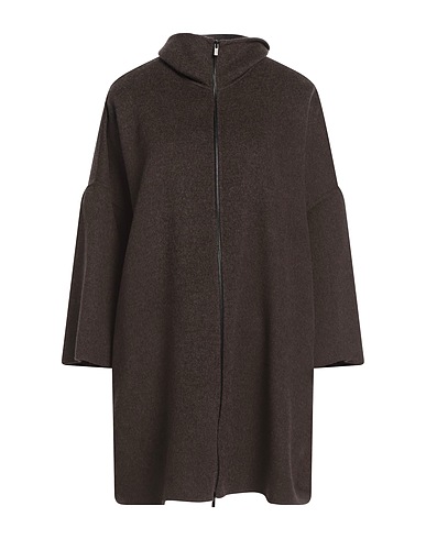 FEAR OF GOD Coat Chocolate brown 90% Virgin Wool, 10% Cashmere