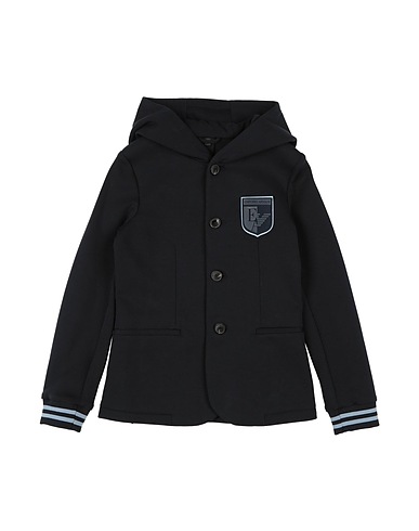 EMPORIO ARMANI ブルゾン ネイビー コットン 76% / ポリエステル 18% / ポリウレタン 6%