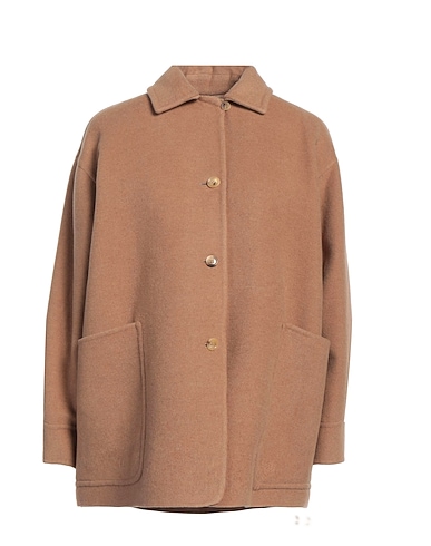 MAX MARA Coat 100% Camel wool