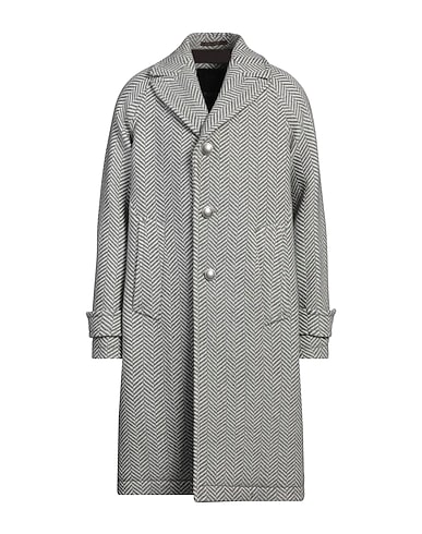 WINDSOR. 코트 라이트 그레이 100% 버진 울, 울, 폴리아미드, 캐시미어