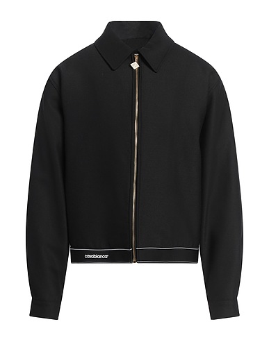 CASABLANCA Jacke Schwarz 53% Polyester, 43% Schurwolle, 4% Elastan