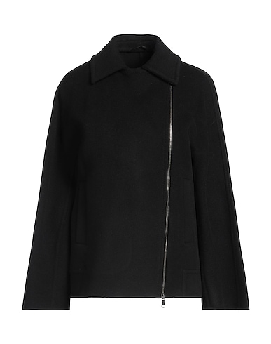 MAX MARA Coat Black 100% Virgin Wool