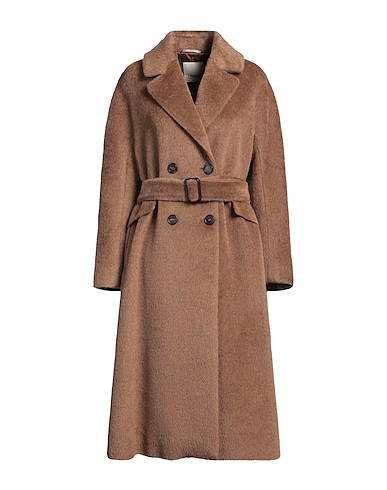'S MAX MARA Coat Camel 62% Alpaca wool, 38% Virgin Wool