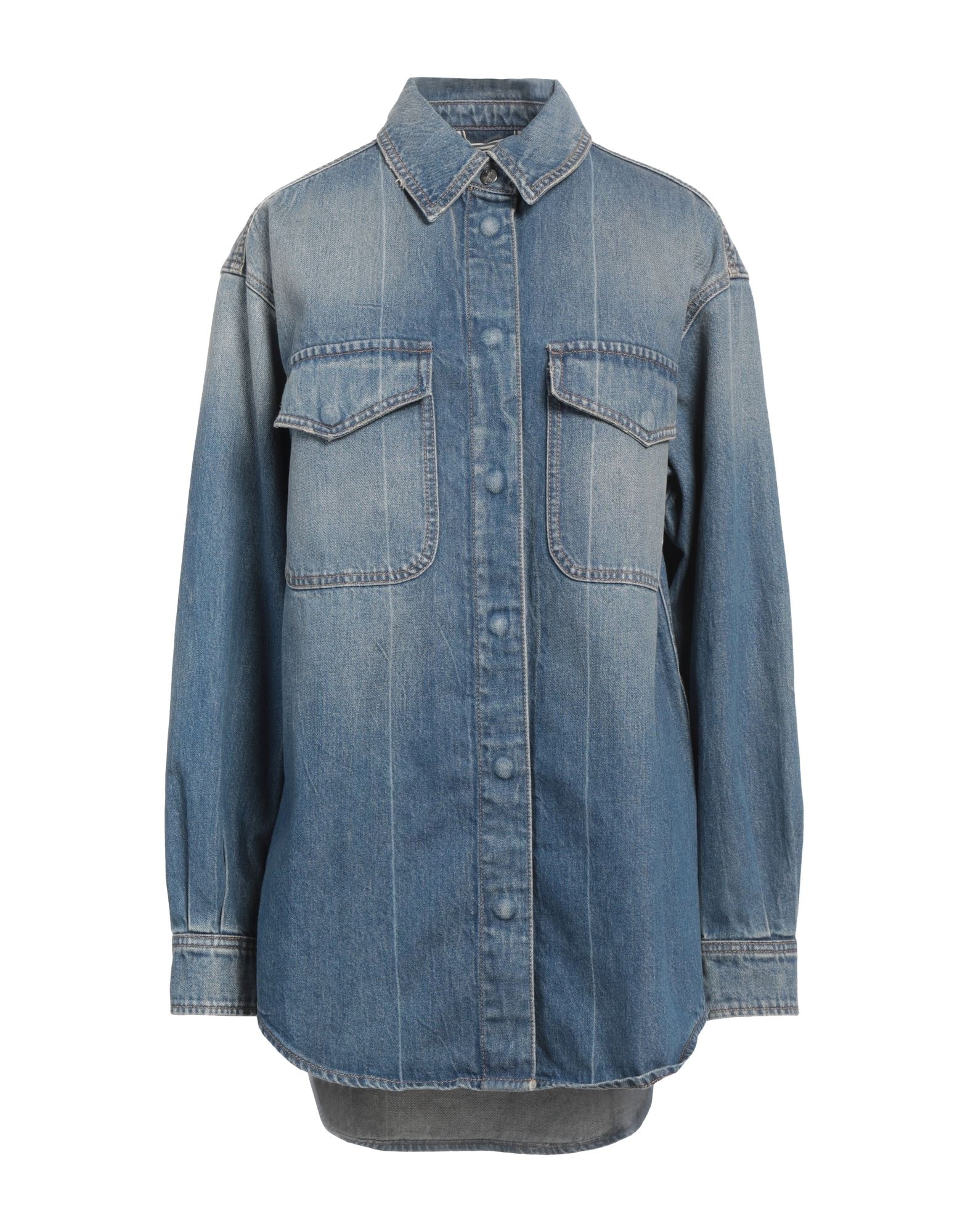 DARKPARK 売れ筋商品|||ダークパーク シャツ トップス レディース Denim shirts Blue DARKPARK | デニムシャツ ブルー レディース | YOOX