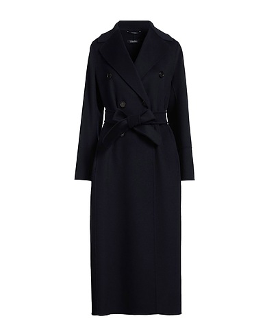 'S MAX MARA Caban e doppio petto Blu notte 100% Lana Vergine