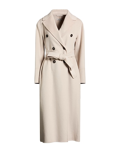 'S MAX MARA Coat Light grey 100% Virgin Wool