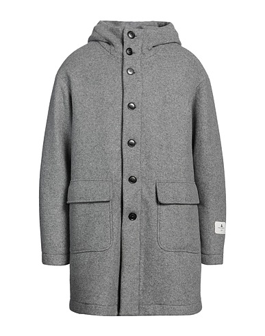 PEUTEREY Coat WOOL Grey 55% Wool, 42% Polyester, 3% Polyurethane