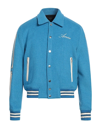 AMIRI Giubbotto 75% Lana, 25% Nylon, Pelle ovina