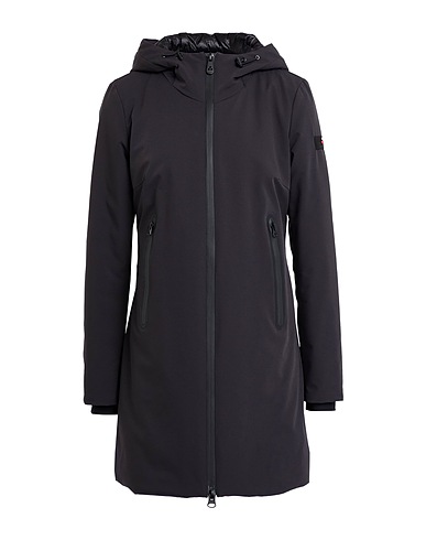 PEUTEREY Coat Black 92% Polyamide, 8% Elastane