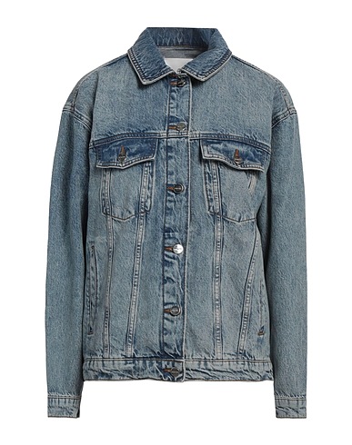 ANINE BING Denim jacket Blue 61% Cotton, 39% Organic cotton