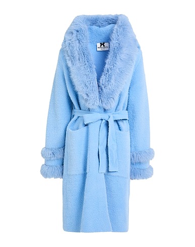 NO SECRETS Coat Pastel blue 100% Polyamide