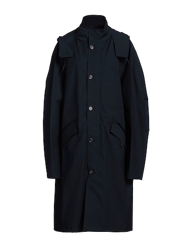 A.P.C. Full-length jacket Midnight blue 98% Cotton, 2% Elastane
