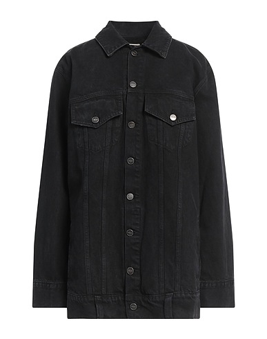 KHAITE Denim jacket Black 100% Cotton