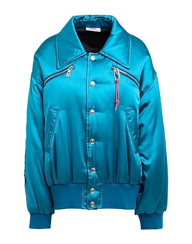 GCDS Giubbotto Verde petrolio 100% Poliestere