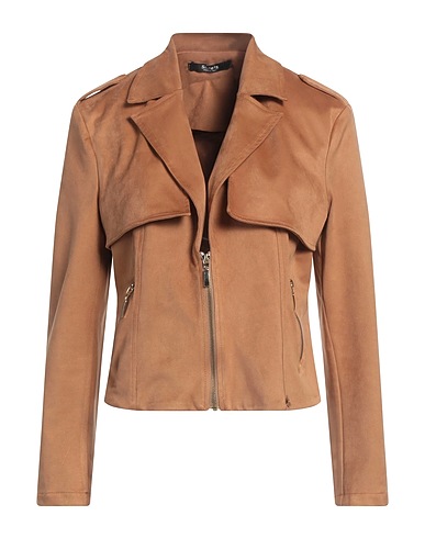 SISTE'S Jacket Tan 89% Polyester, 11% Elastane