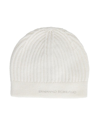 ERMANNO SCERVINO JUNIOR Hat Off white 40% Merino Wool, 30% Viscose, 20% Polyamide, 10% Cashmere
