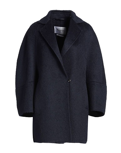 MAX MARA Cappotto Blu navy 70% Lana di cammello, 30% Lana mohair
