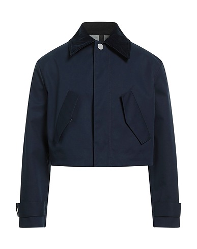 AMI ALEXANDRE MATTIUSSI Jacket Midnight blue 100% Cotton