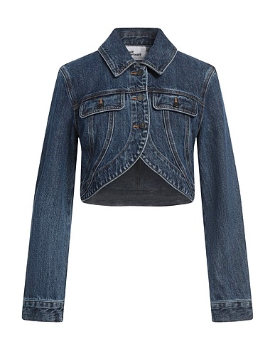 SELF-PORTRAIT Denim jacket Blue 100% Cotton