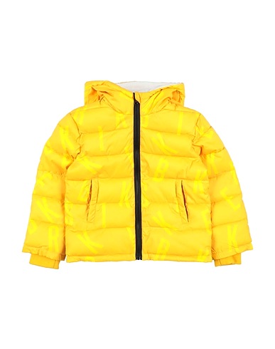 BIKKEMBERGS Shell jacket Yellow 100% Nylon