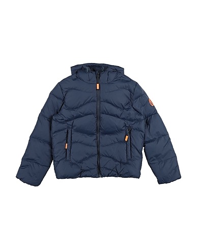 BIKKEMBERGS Shell jacket Navy blue 100% Nylon