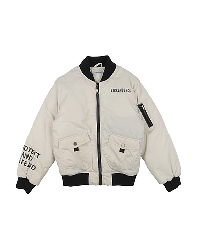 BIKKEMBERGS Giubbotto Off white 100% Poliestere