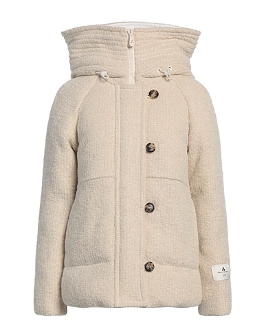 PEUTEREY Shell jacket Ivory 76% Virgin Wool, 19% Alpaca wool, 5% Polyamide