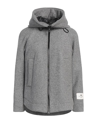 PEUTEREY Coat WOOL Grey 55% Wool, 42% Polyester, 3% Polyurethane, Viscose, Polyamide