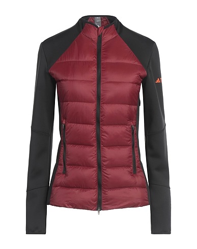 ADIDAS by STELLA McCARTNEY Shell  jacket Burgundy 100% Recycled polyamide, Recycled polyester, Elastane