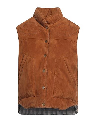 ROŸ ROGER'S Vest Tan Leather