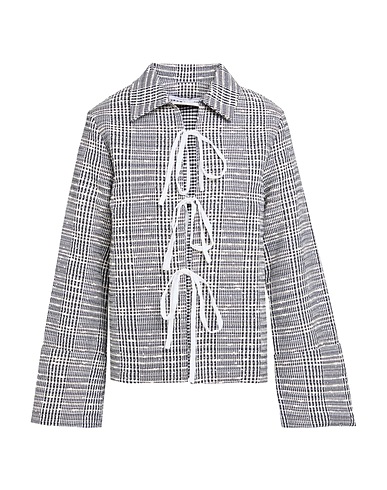 MAISON LAVINIATURRA Jacke Schwarz 79% Baumwolle, 12% Acryl, 6% Andere Fasern, 3% Viskose